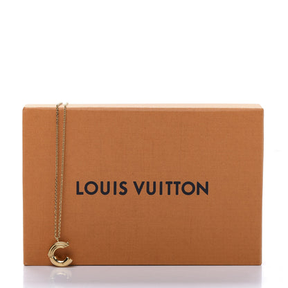Louis Vuitton LV And Me Letter C Necklace Gold 9 of 9