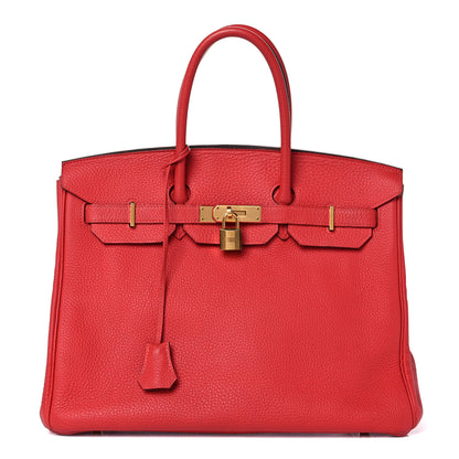 Hermes Togo Birkin 35 Rouge Pivoine 1 of 52