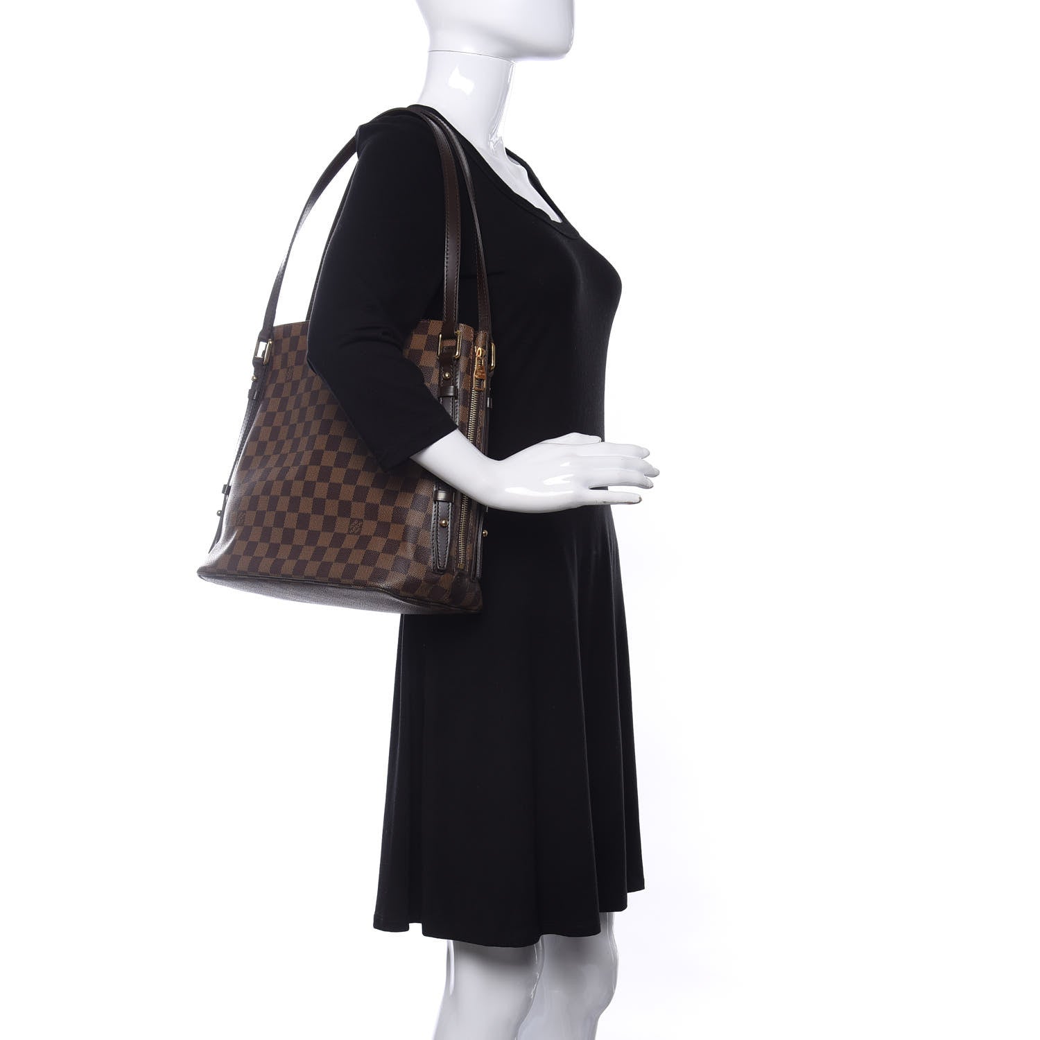 Louis Vuitton Damier Ebene Cabas Rivington 2 of 9