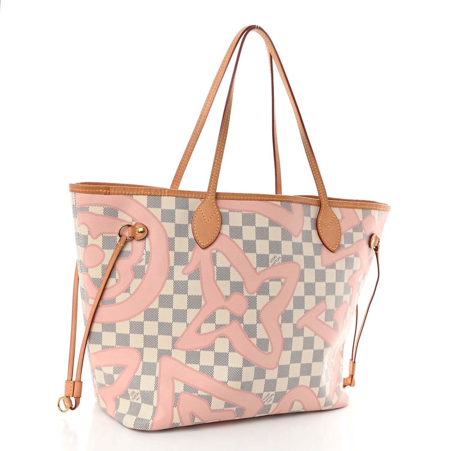 Louis Vuitton Damier Azur Tahitienne Neverfull MM 4 of 12