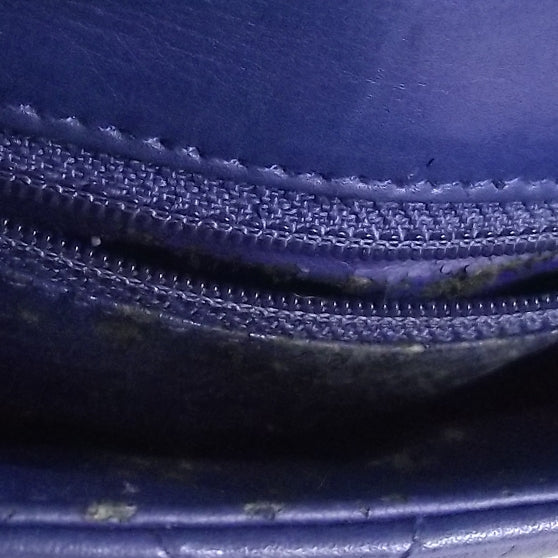 Vintage Lambskin Quilted Mini Flap Royal Blue