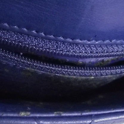 Chanel Vintage Lambskin Quilted Mini Flap Royal Blue 7 of 7