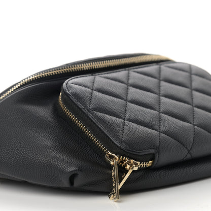 Chanel Caviar Quilted Business Affinity Waist Belt Bag Black 9 of 11