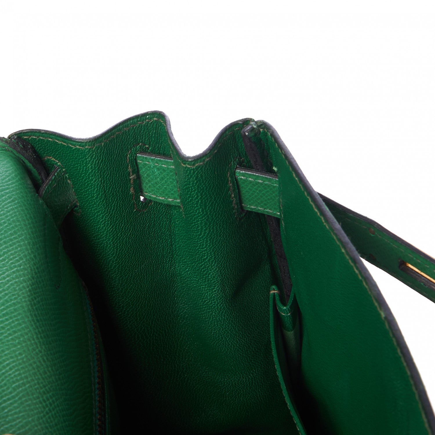 Hermes Courchevel Kelly Retourne 28 Vert Bengale 16 of 31