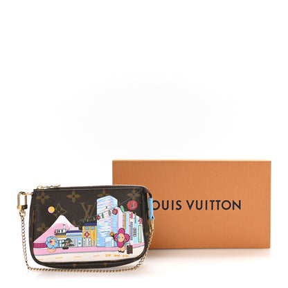 Louis Vuitton Monogram 2022 Christmas Animation Tokyo Mini Pochette Accessories Blue 8 of 8