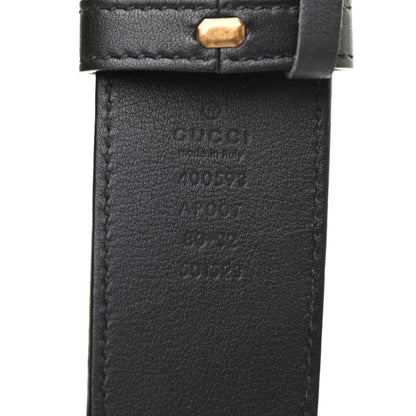 Gucci Calfskin Double G 40mm Belt 80 32 Black 3 of 4