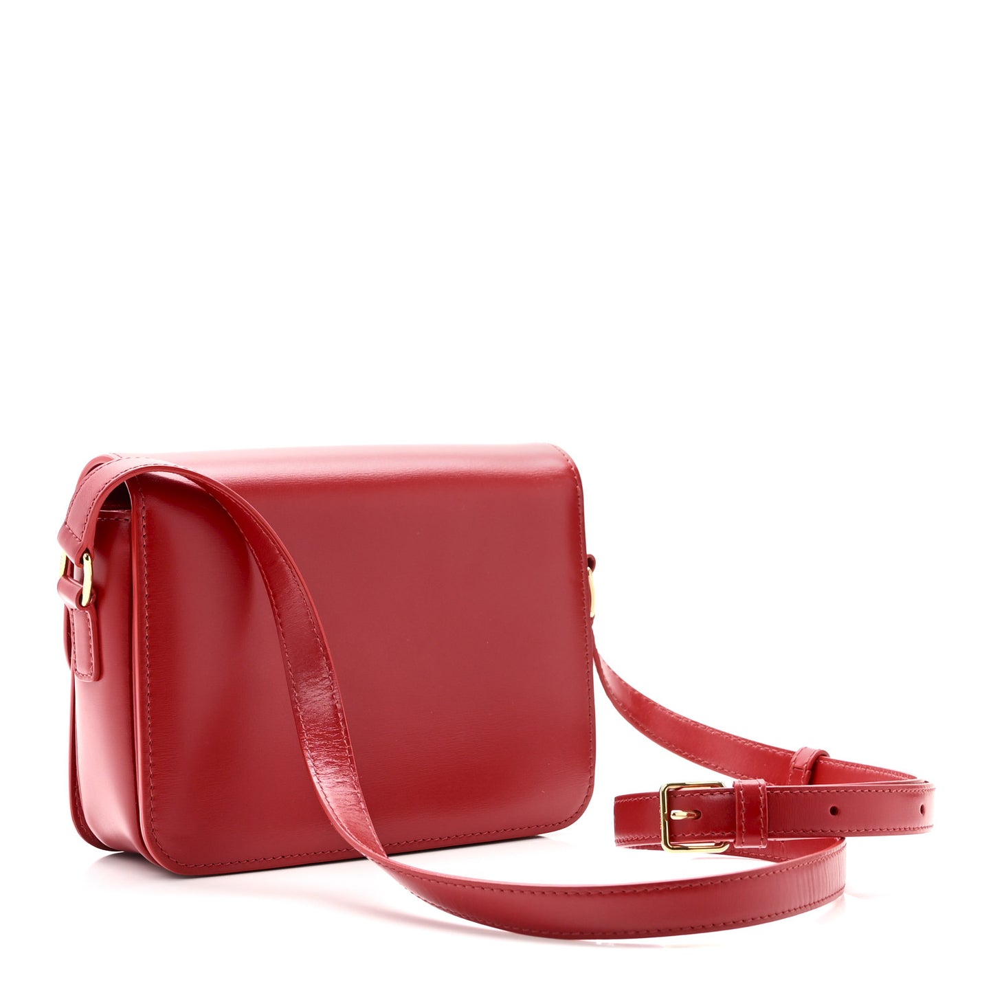 Shiny Calfskin Teen Triomphe Red