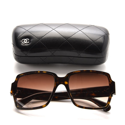 Chanel Acetate Square CC Sunglasses 5385 Tortoise 8 of 8