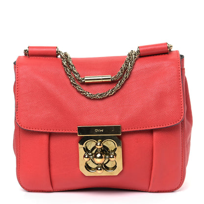 Chloe Goatskin Small Elsie Shoulder Bag Red 1 of 5