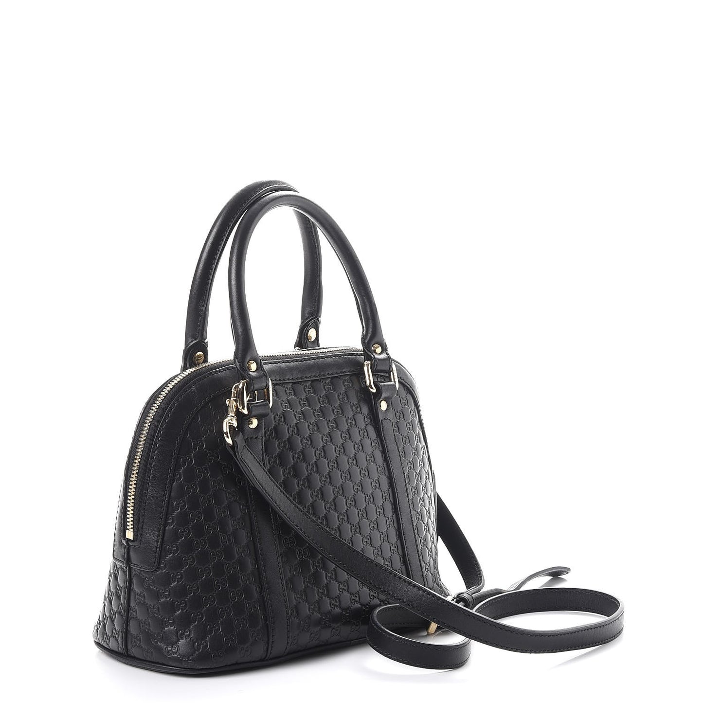 Microguccissima Mini Dome Bag Black