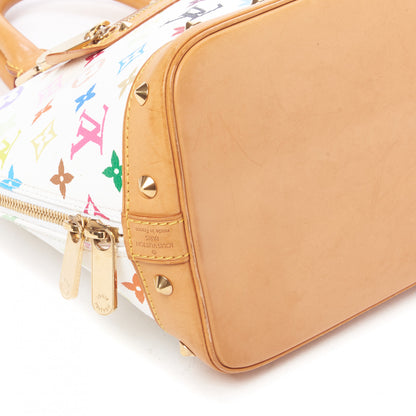 Louis Vuitton Monogram Multicolor Alma White 6 of 9