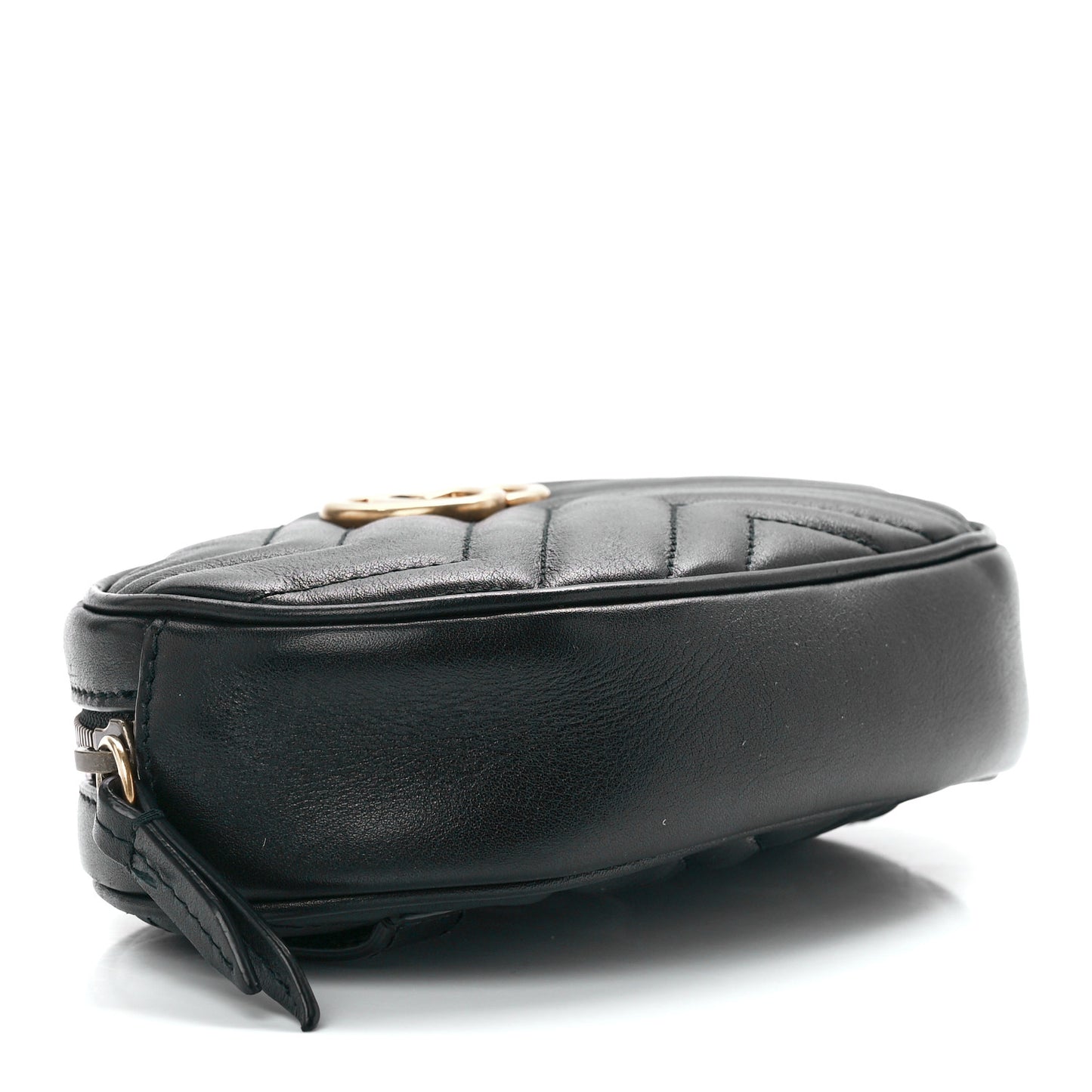 Calfskin Matelasse GG Marmont Belt Bag 75 30 Black