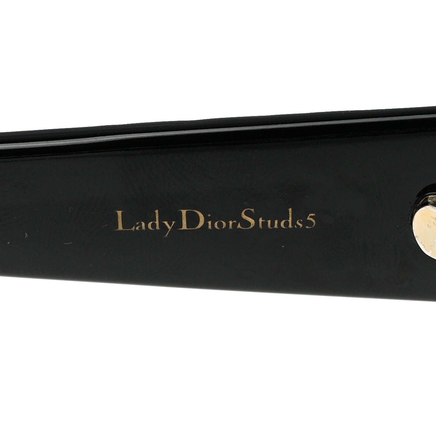 Christian Dior Acetate Cannage Lady Dior Studs 5 Sunglasses Black 5 of 8