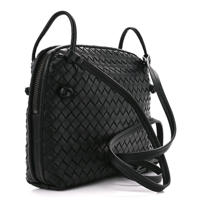 Bottega Veneta Nappa Intrecciato Nodini Crossbody Messenger Black 4 of 13