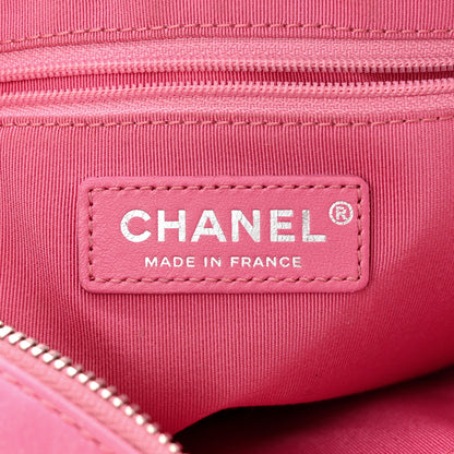 Chanel Lambskin Chevron Quilted Small Promenade Camera Case Pink 6 of 11