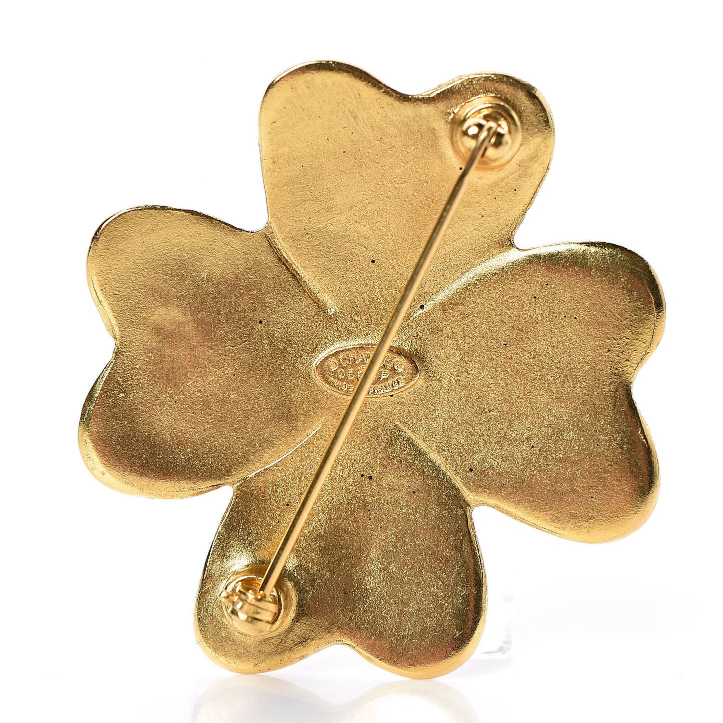 CC Cross Brooch Gold