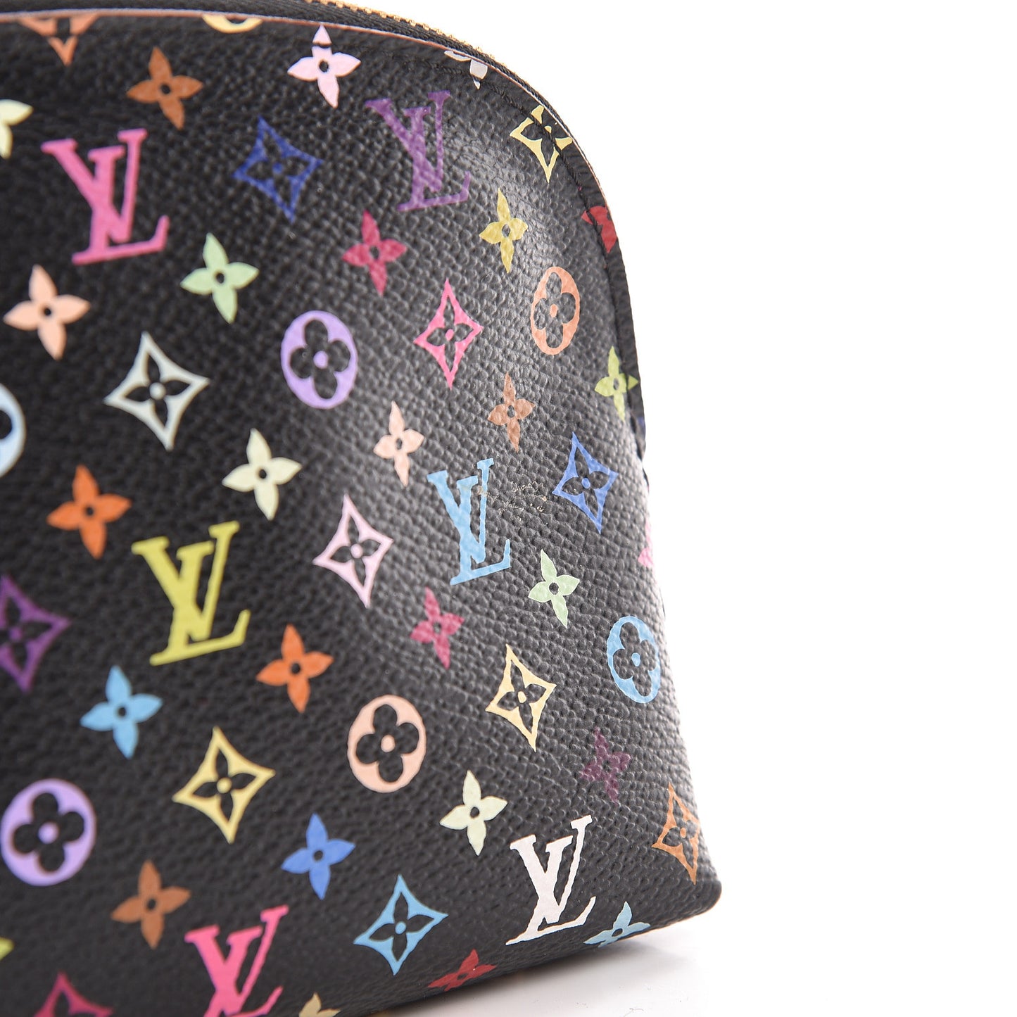 Monogram Multicolor Cosmetic Pouch Black Grenade