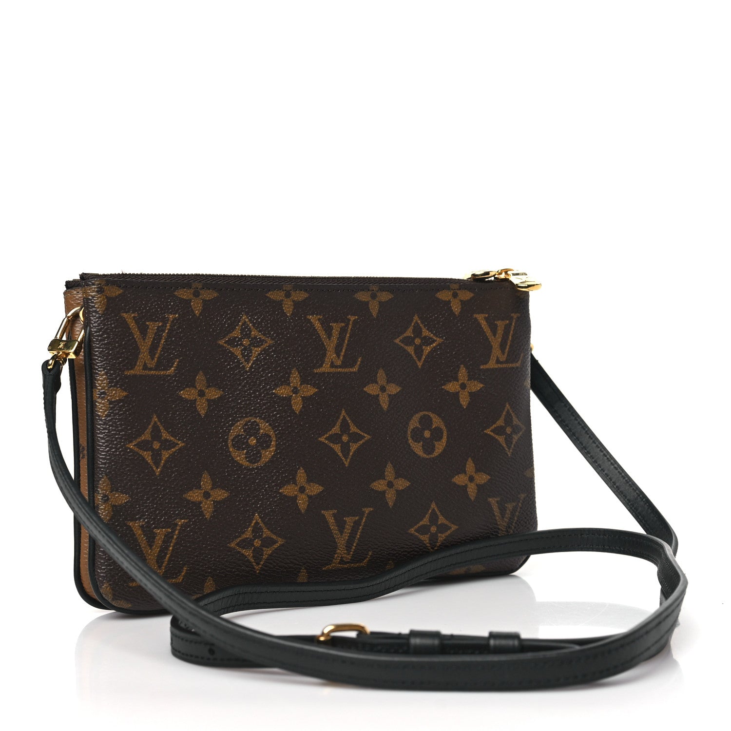 Louis Vuitton Reverse Monogram Giant Double Zip Pochette 3 of 10