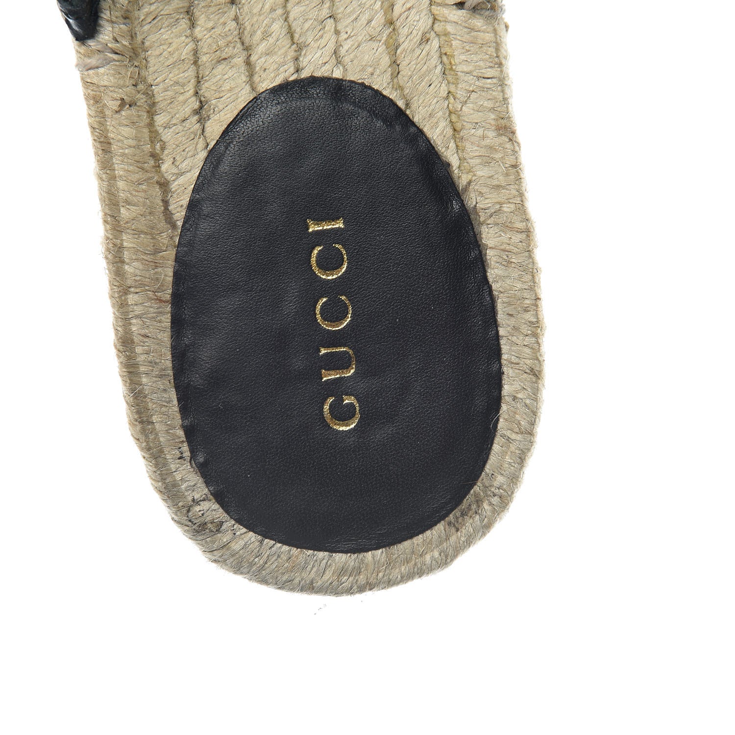 Gucci Nappa Matelasse GG Marmont Espadrille Slippers 36 Black 11 of 16