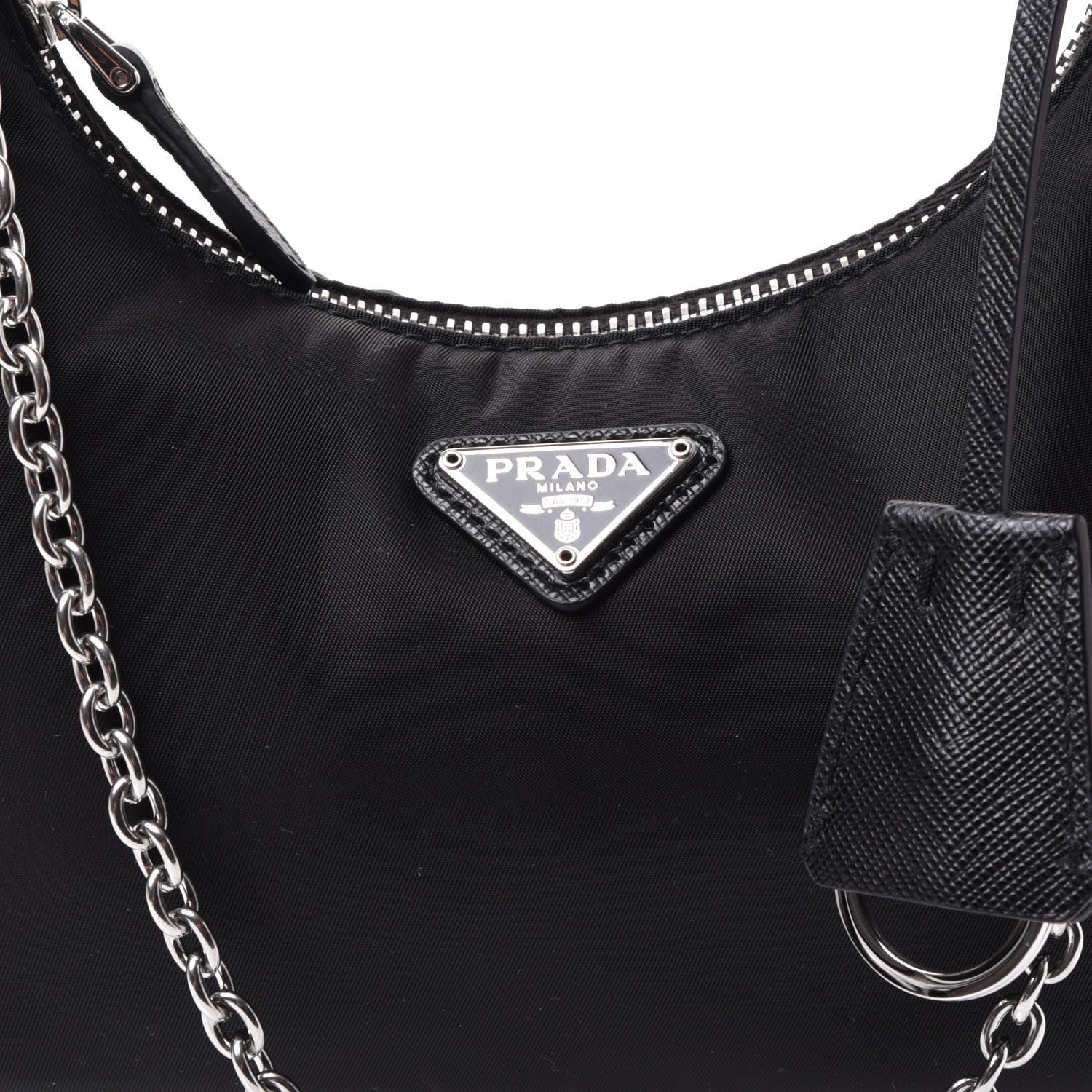 Prada Nylon Re-Edition 2005 Shoulder Bag Black 8 of 8