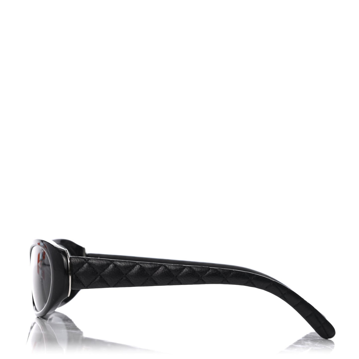 Lambskin Quilted CC Sunglasses 5129-Q Black