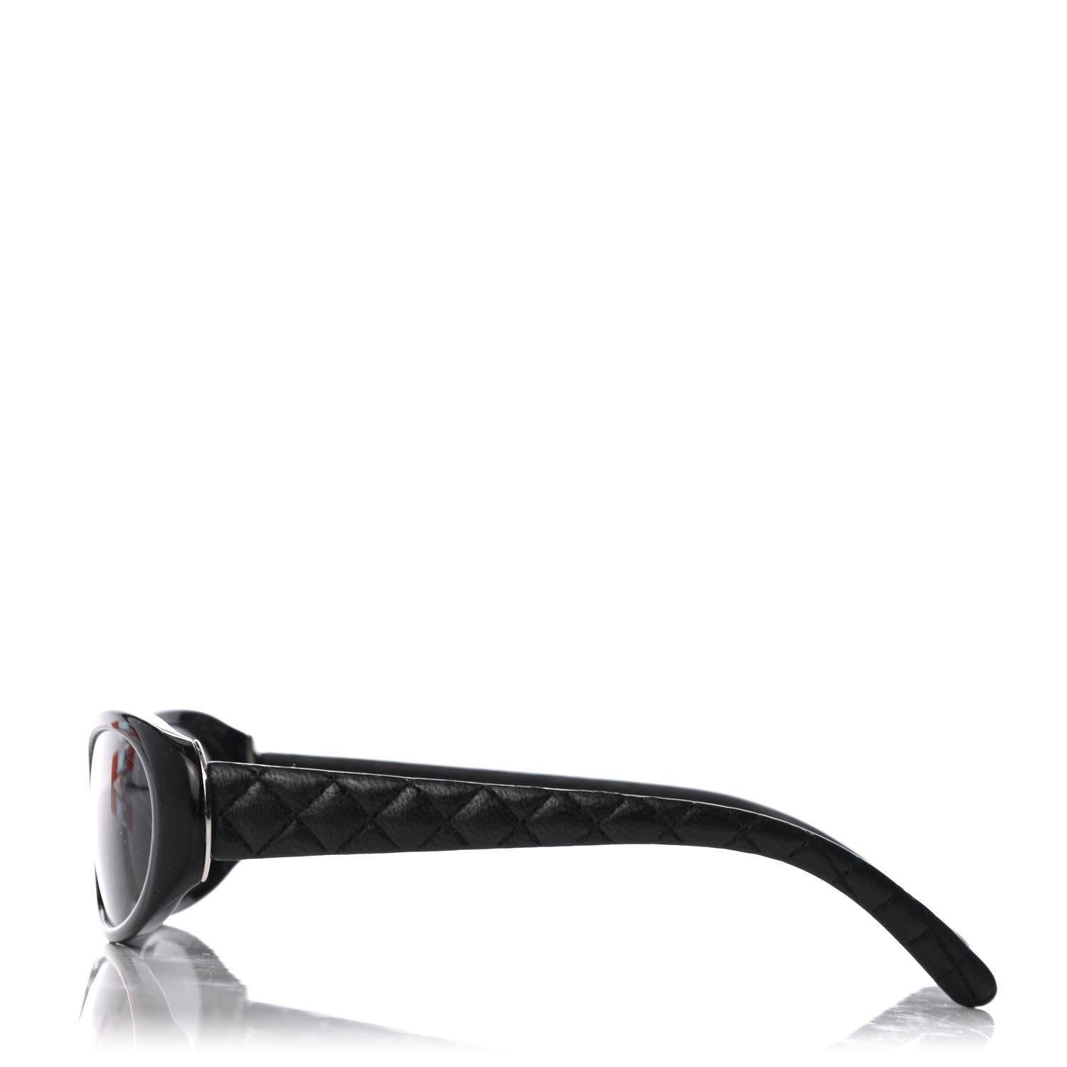 Chanel Lambskin Quilted CC Sunglasses 5129-Q Black 3 of 9