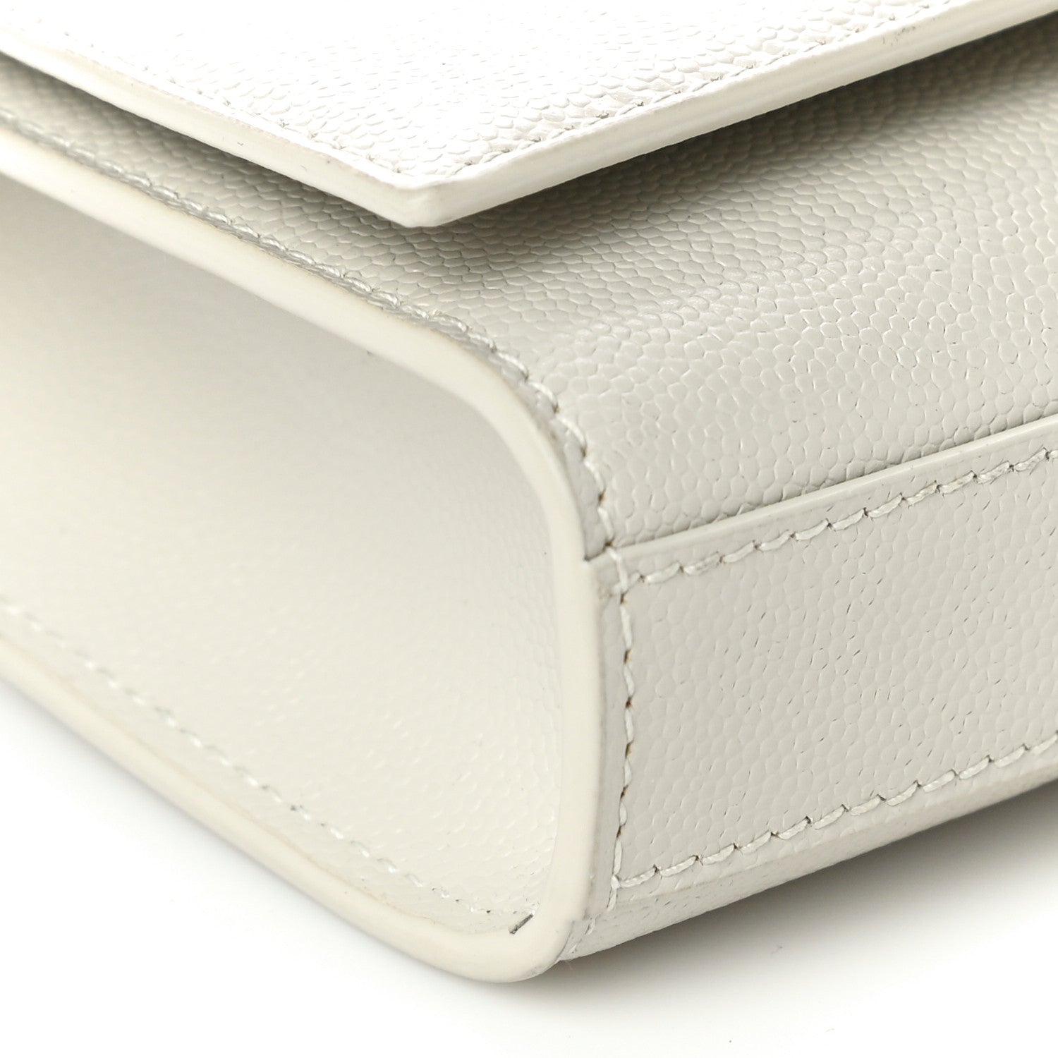 Saint Laurent Grain De Poudre Monogram Kate Belt Bag Crema Soft 7 of 12