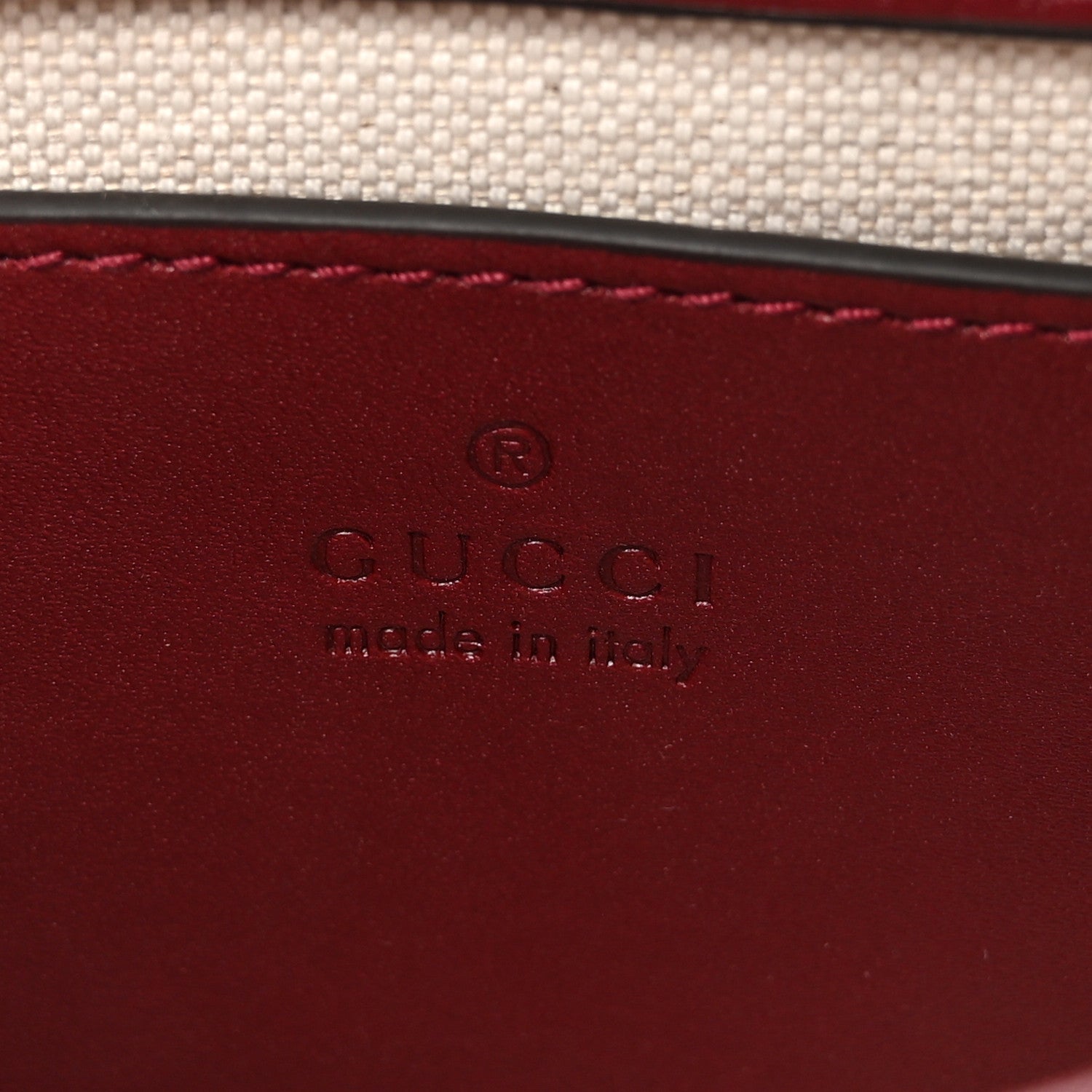 Gucci Calfskin Blondie Small Shoulder Bag Dark Red 6 of 9