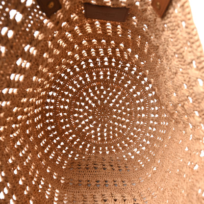 Saint Laurent Raffia Calfskin Medium Panier Tote Naturel 5 of 10