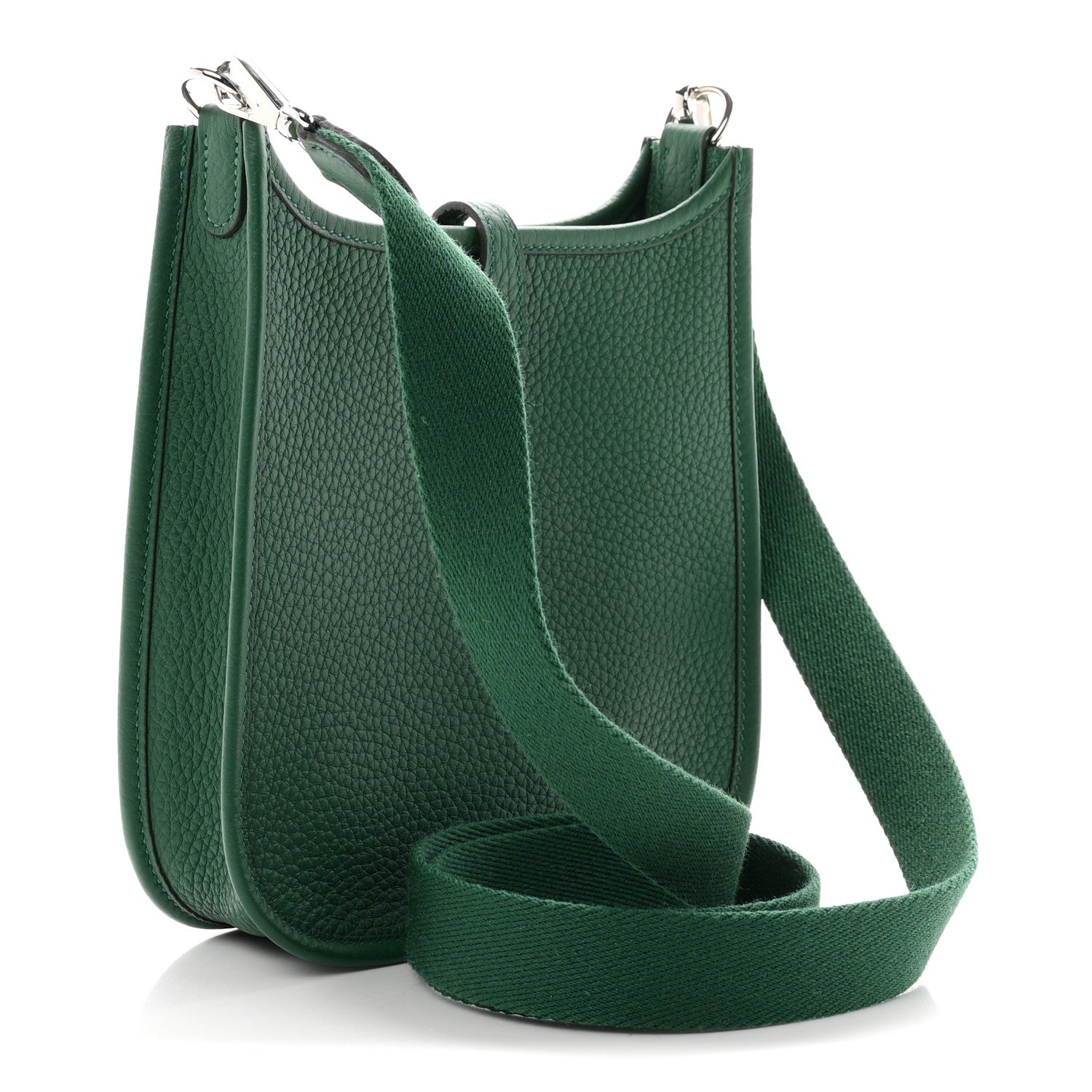 Hermes Taurillon Clemence Evelyne TPM Vert Vertigo 3 of 11