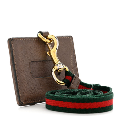 Gucci GG Supreme Monogram Ophidia ID Holder Beige Ebony New Acero 3 of 8