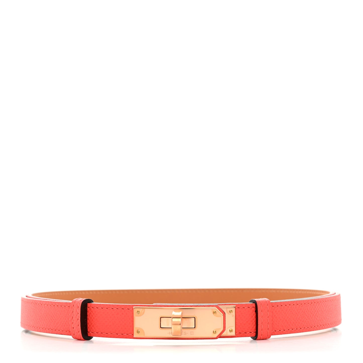 Epsom Kelly Belt Rose Texas