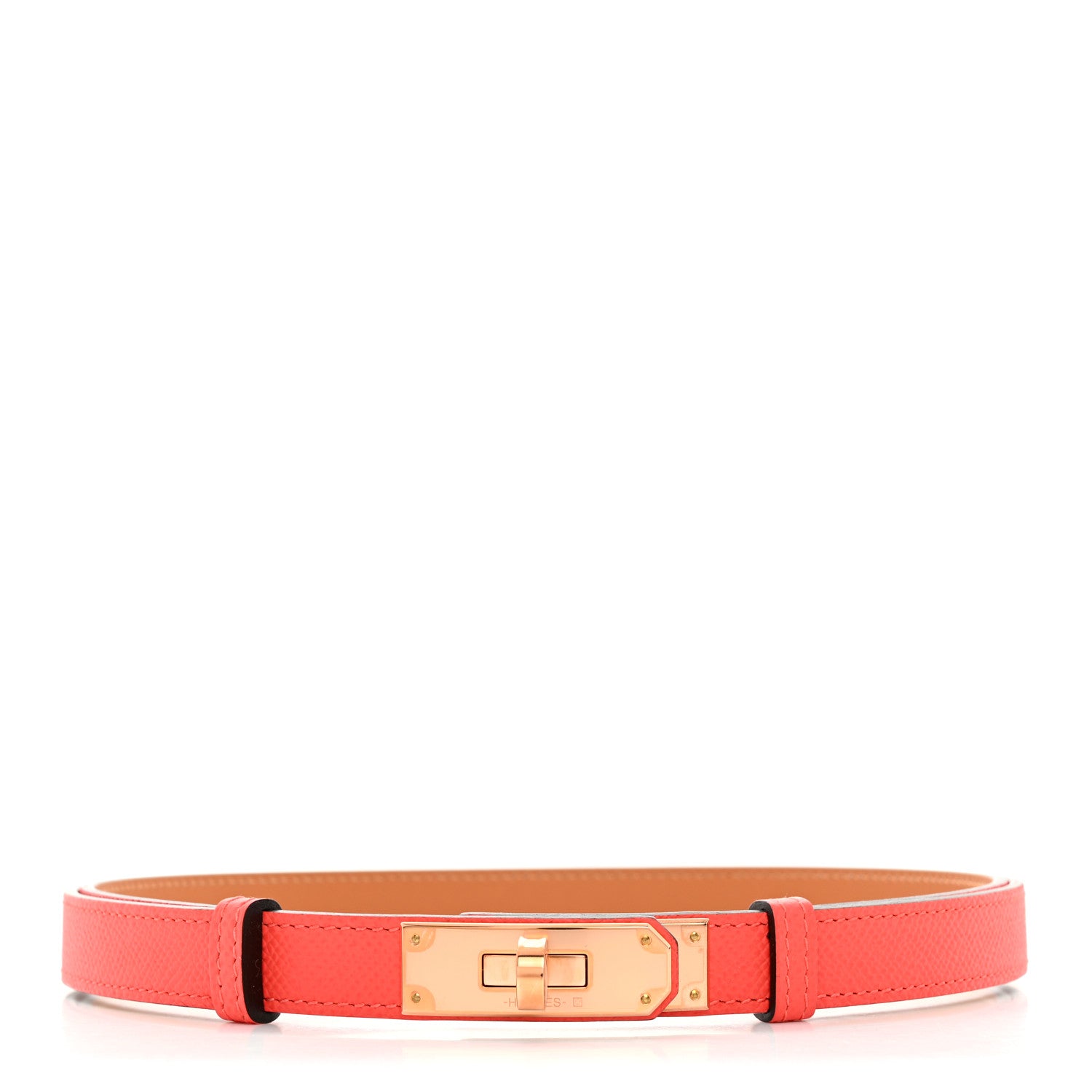 Hermes Epsom Kelly Belt Rose Texas 1 of 4
