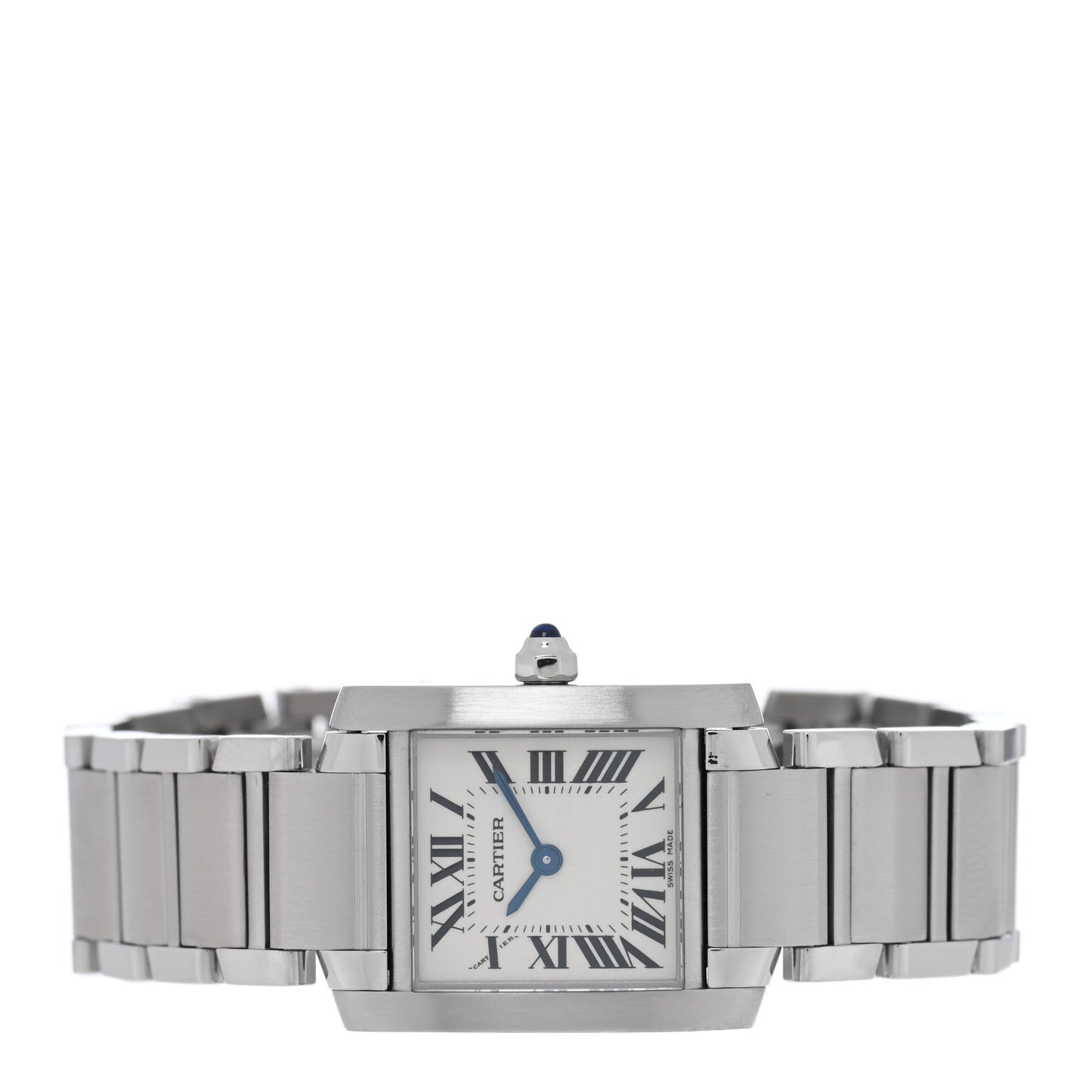 Stainless Steel 20mm Tank Francaise Quartz Watch