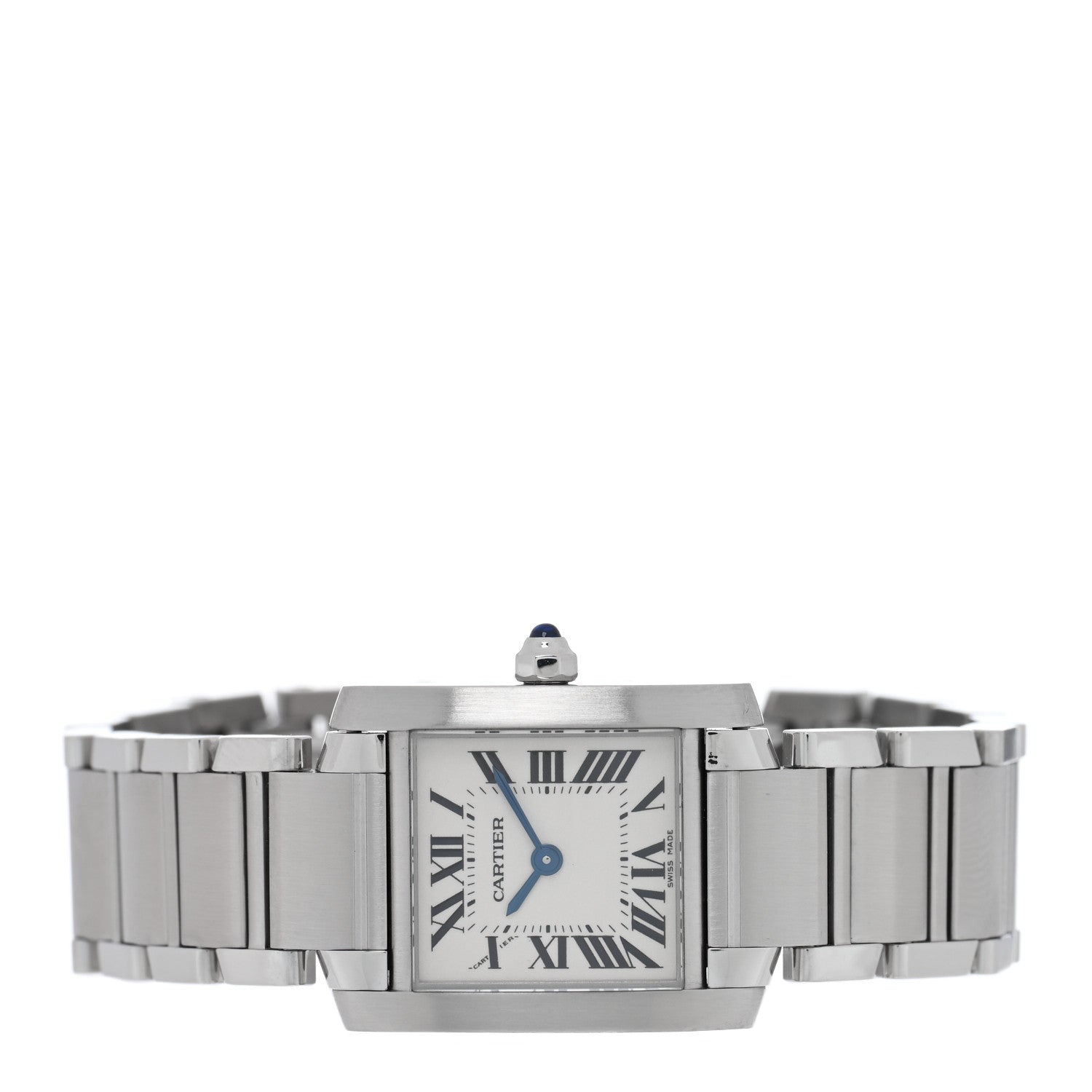 Cartier Stainless Steel 20mm Tank Francaise Quartz Watch 2 of 4