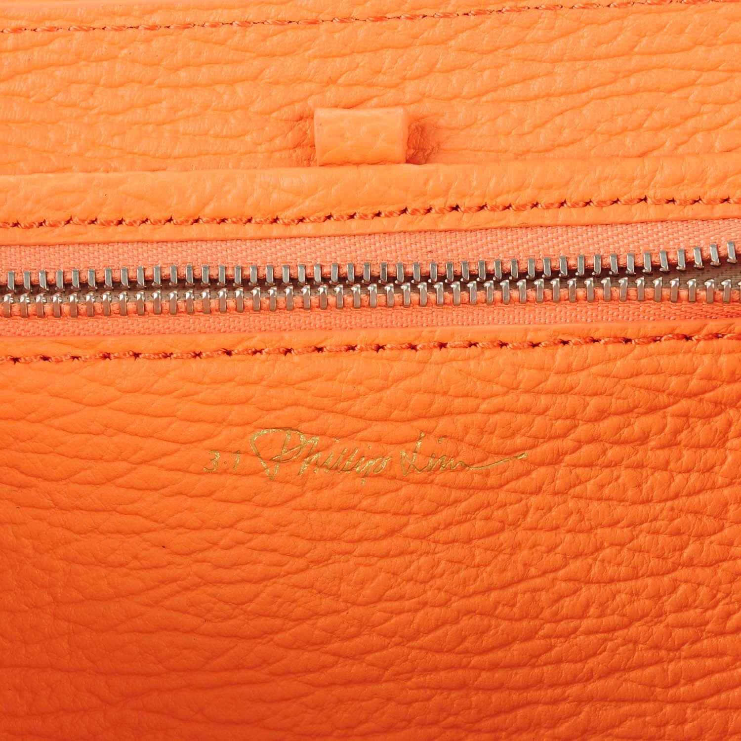 3.1 Phillip Lim 3.1 Textured Calfskin Mini Pashli Satchel Melon 6 of 7