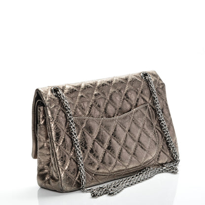 Chanel Metallic Aged Calfskin Quilted 2.55 Reissue 226 Flap Gold 3 of 7