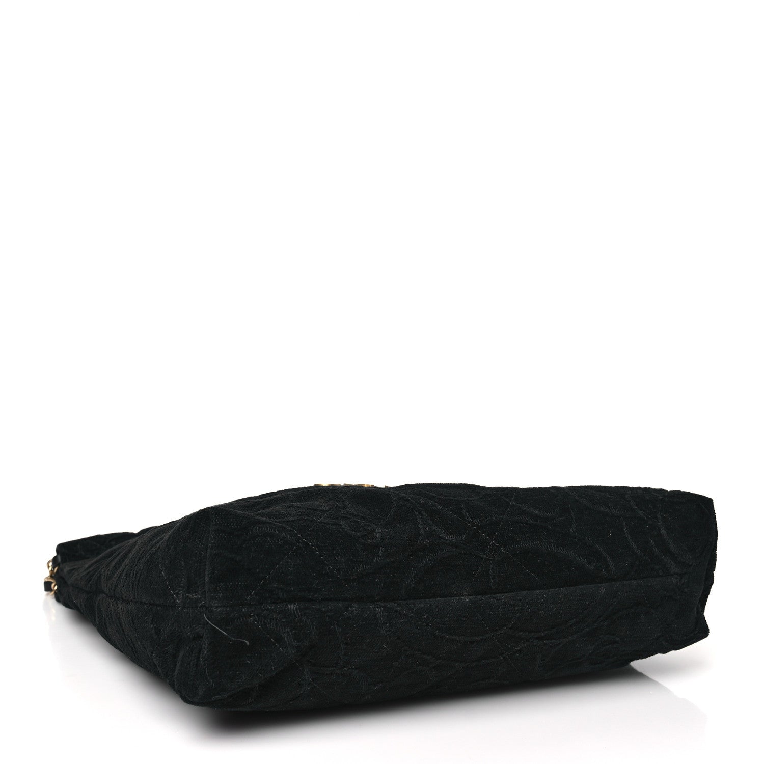 Chanel Velvet Camellia Small Chanel 22 Black 5 of 10