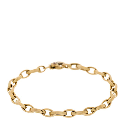 Roberto Coin 18K Yellow Gold Oval Link Chain Bracelet 1 of 3