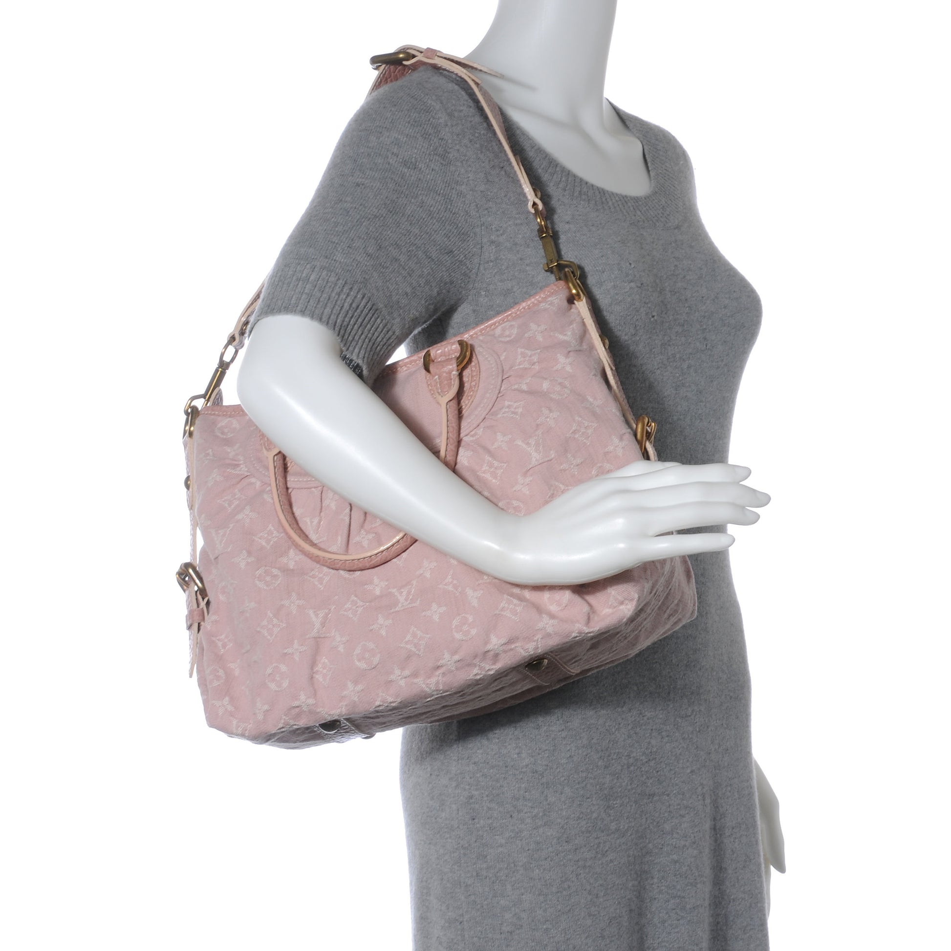 Louis Vuitton Denim Neo Cabby MM Rose 2 of 7