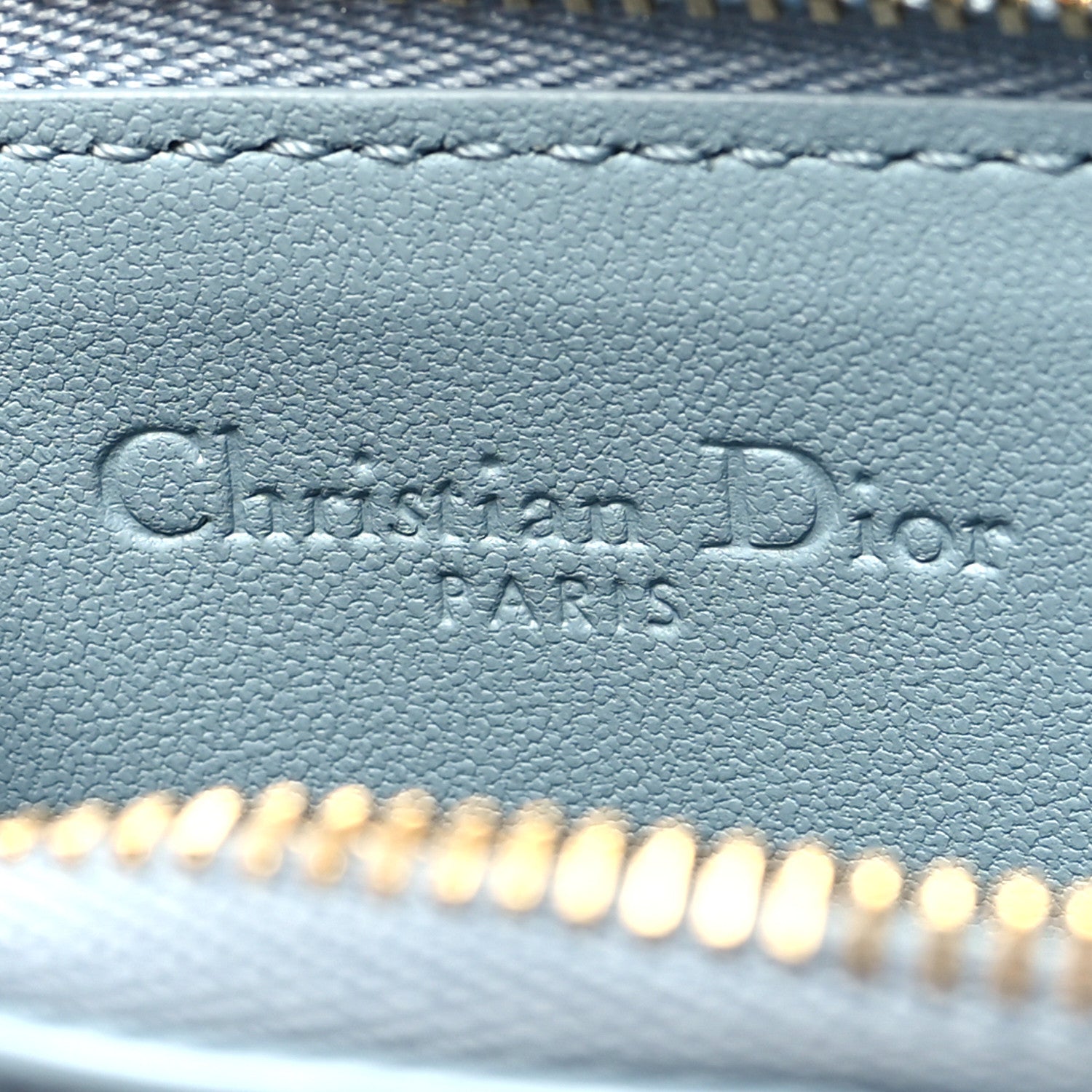 Christian Dior Patent Cannage Lady Dior Card Holder Cloud Blue 6 of 8