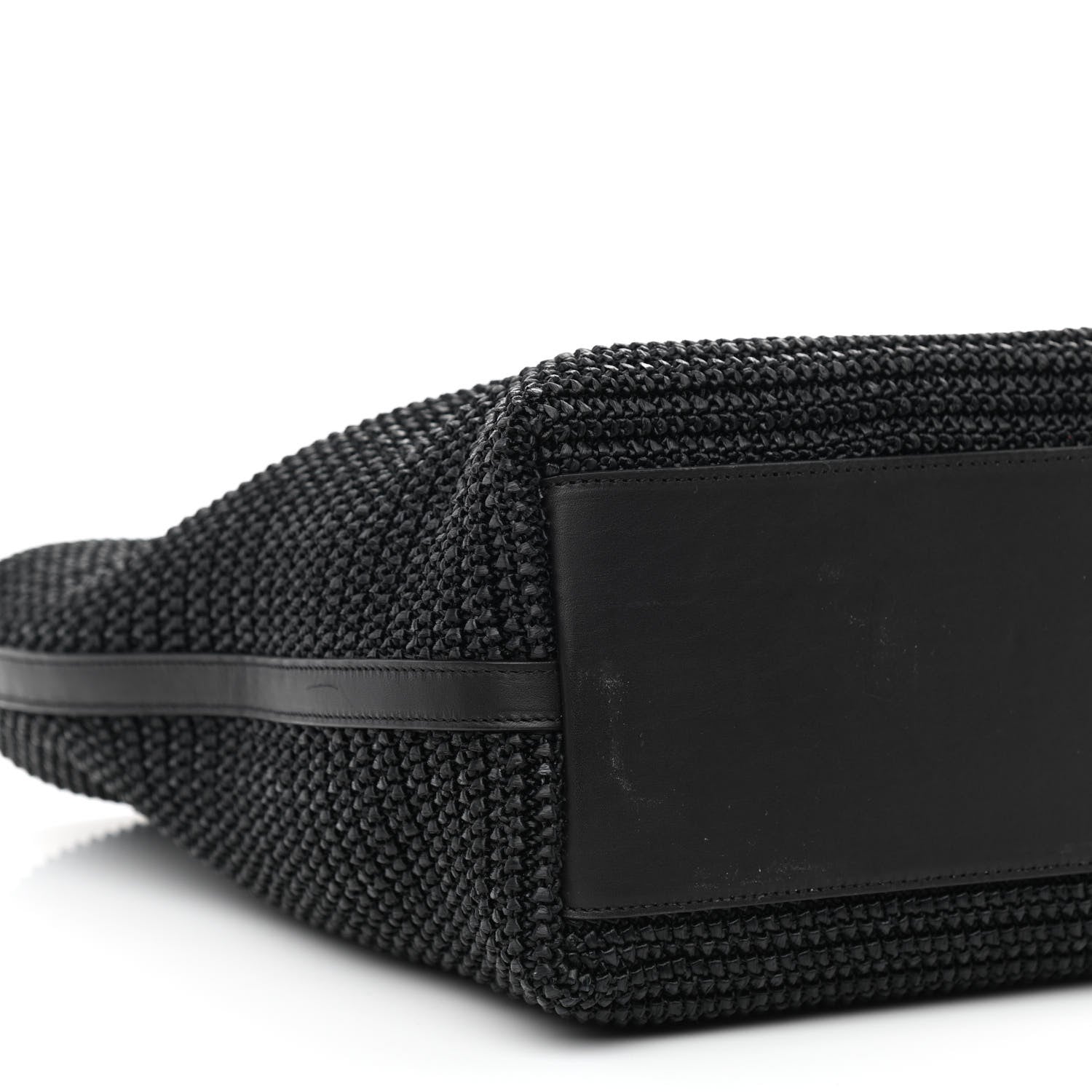 Saint Laurent Raffia Tote Black 10 of 12