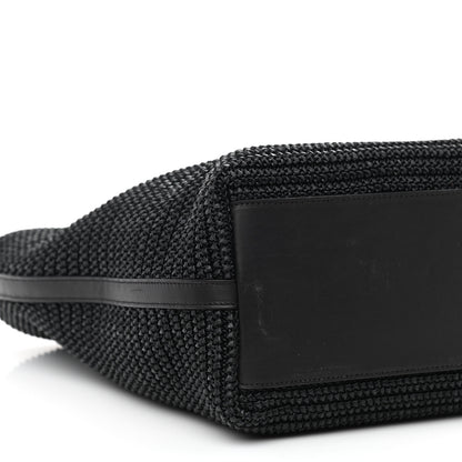 Saint Laurent Raffia Tote Black 10 of 12