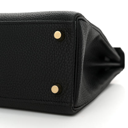 Hermes Togo Kelly Retourne 25 Black 10 of 11