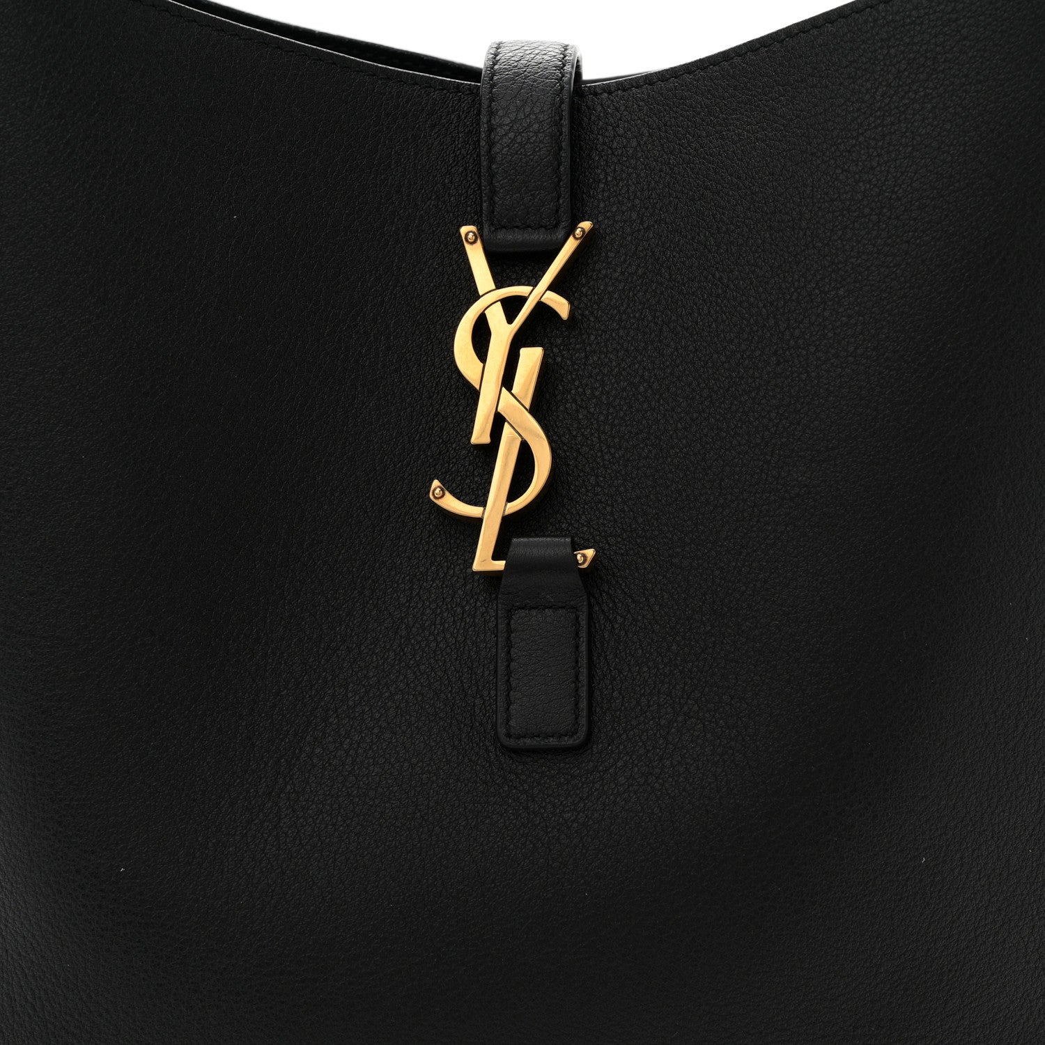 Saint Laurent Smooth Calfskin Large Le 5 A 7 Soft Hobo Black 8 of 11