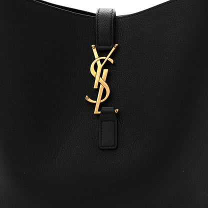 Saint Laurent Smooth Calfskin Large Le 5 A 7 Soft Hobo Black 8 of 11
