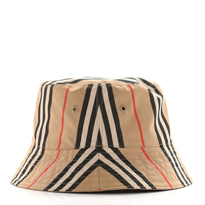 Burberry Technical Cotton Reversible Icon Stripe Bucket Hat L Archive Beige 3 of 11
