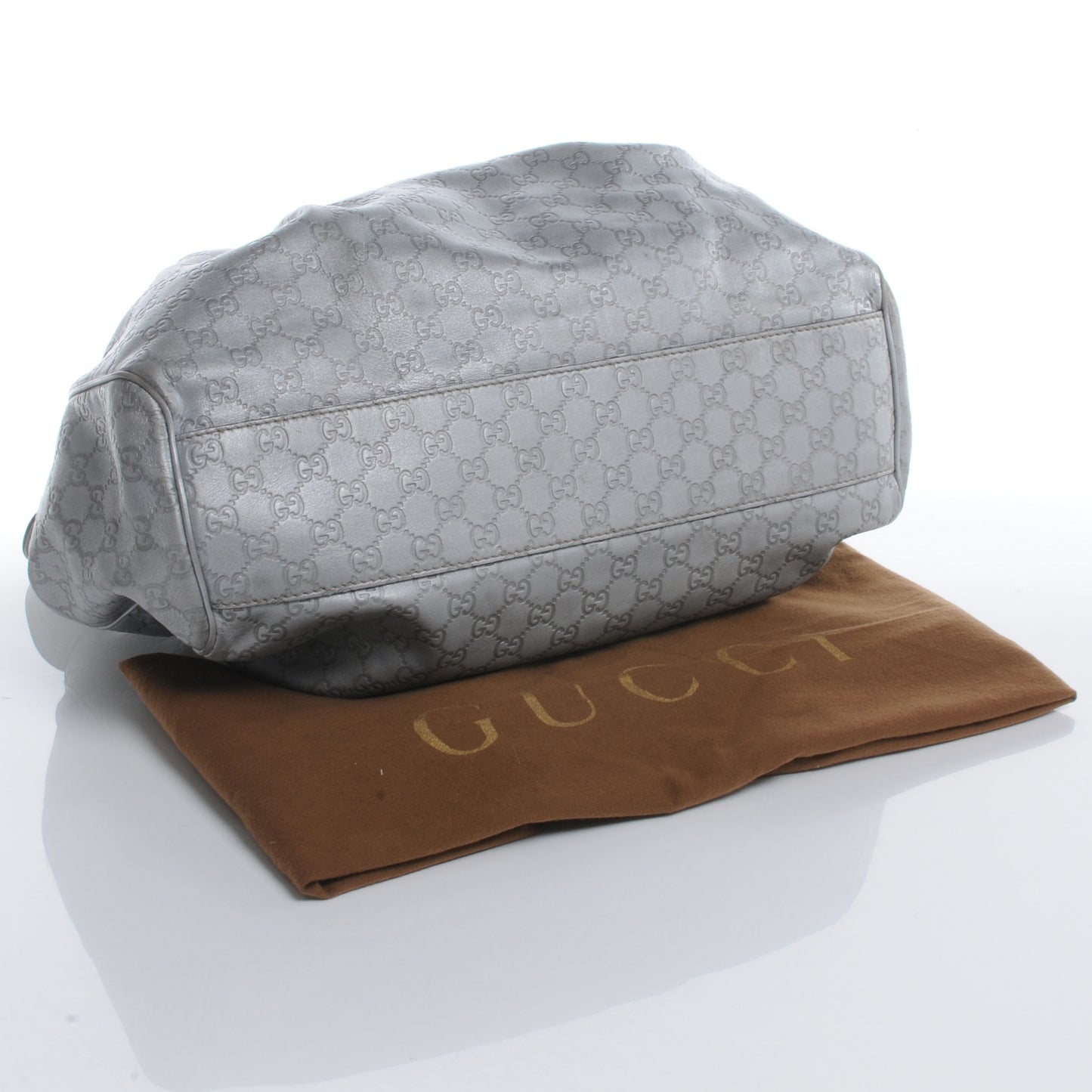 Guccissima Large Sukey Silver