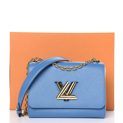 Louis Vuitton Epi Twist Shoulder Bag MM Blue Jean 10 of 10