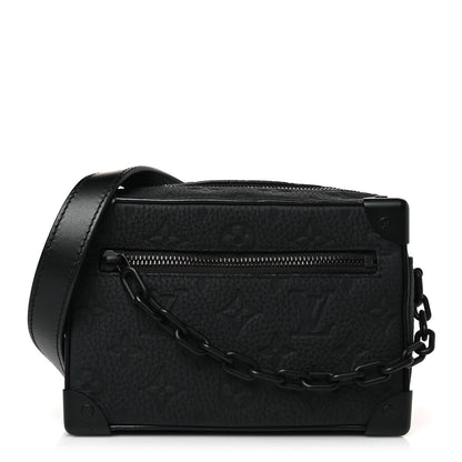 Louis Vuitton Taurillon Monogram Mini Soft Trunk Black 1 of 8